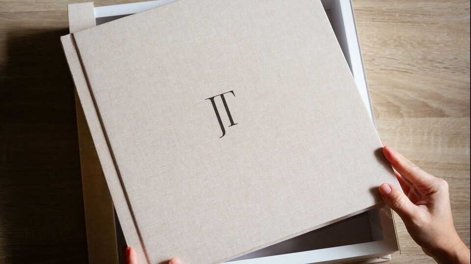 Álbum Casamento Capa em Tecido 