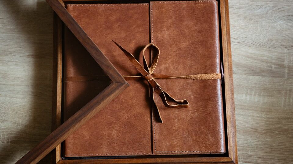 Álbum Casamento Capa em Couro