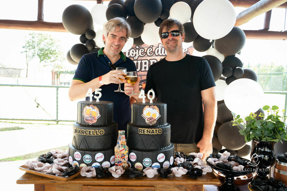 40 anos Renato e 45 anos Marcello
