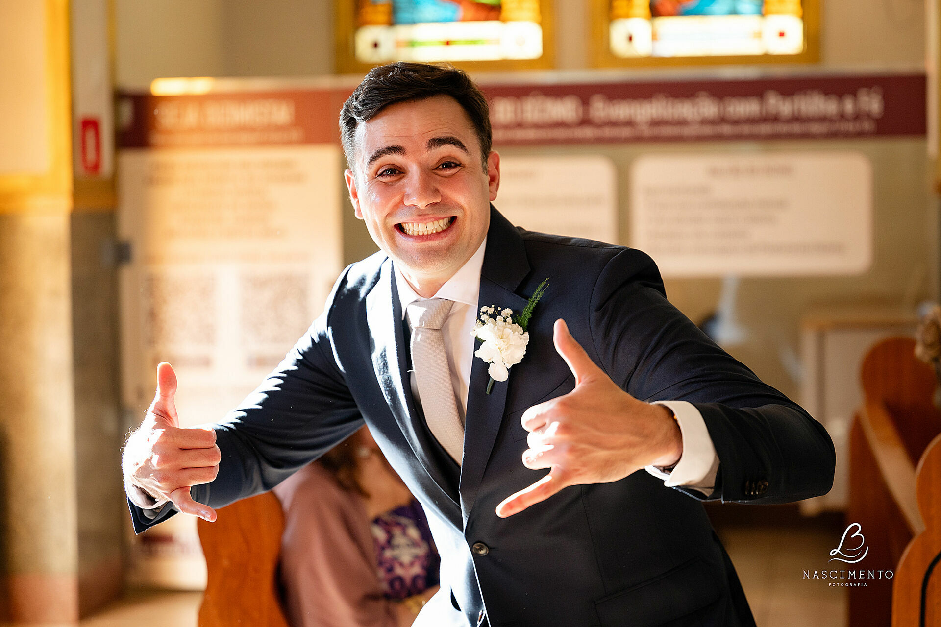 Foto Casamento Maria Clara e Diego / Igreja  São José / Buffet Yotedy - Imagem 22